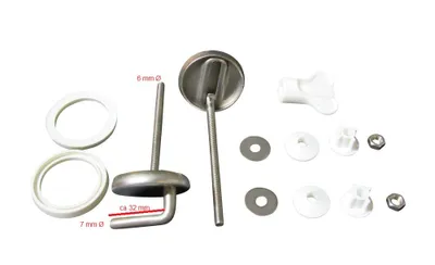 Produktbild von Befestigungs für Scharniere Set  WC Sitz Toilettensitz  Sanwood  921500