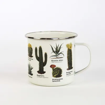 Productafbeelding van Gift Republic Botanical - Emaille Mok