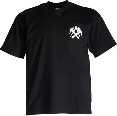 Produktbild von JOB T-Shirt THORGAN DACHDECKER schwarz V-Ausschnitt | 5299 L