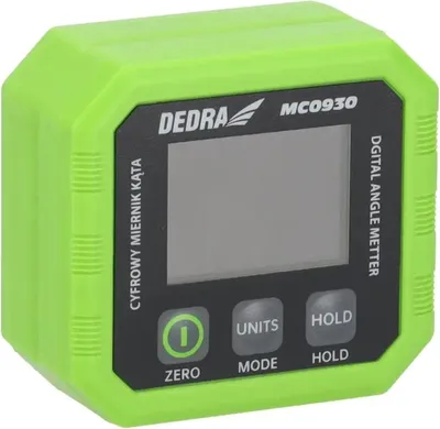 Zdjęcie produktu dla Cyfrowy miernik kąta, 3.7V, 4x90 stopni