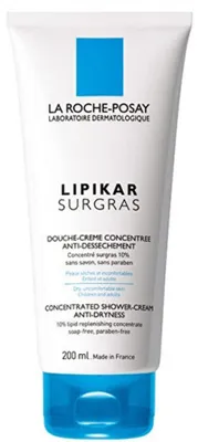 Produktbild von La Roche-Posay – LIPIKAR Surgras Duschcreme (trockene Haut) – Feuchtigkeitsspendendes Duschgel 400 ml