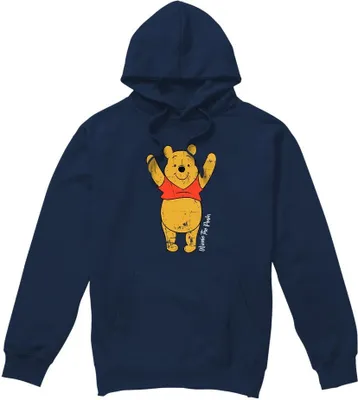 Produktbild von Winnie the Pooh - "Yay" Kapuzenpullover für Herren TV4442 (S) (Marineblau)