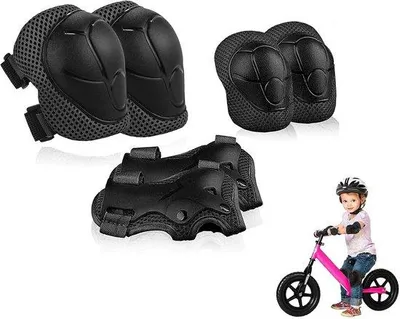 Produktbild von Kindersport Schutzset 6-in-1 - Schwarz