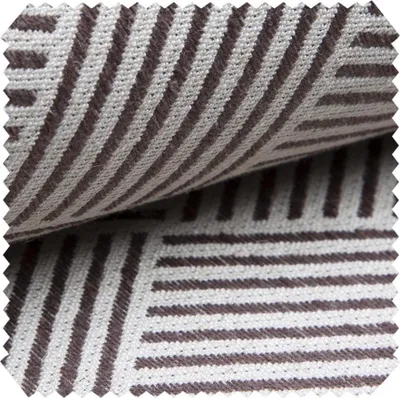 Produktbild von novely® exquisit MODENA - Stilvoller Möbelstoff in Leinen-Look - Schwer Entzündbarer Polsterstoff - Pflegeleichte Meterware 1lfm - Farbe: 06 Weiß Braun