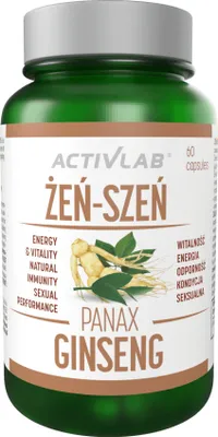 Produktbild von Activlab Ginseng PANAX GINSENG – Unterstützung für Vitalität und Energie, 60 Kapseln