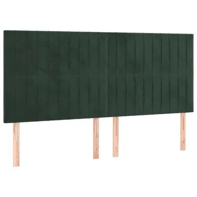 Produktbild von VidaXL 3116633, Dunkelgrün, Polyester, Holz, 1800 mm, 118 cm, 128 cm, 50 mm
