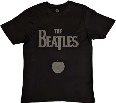 Produktbild von The Beatles - T-Shirt Logo für Herren/Damen Uni RO3992 (XXL) (Schwarz)