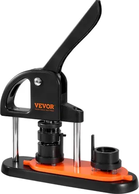 Zdjęcie produktu dla Maszyna do produkcji guzików, wytwórca szpilek 0,98 cala/25 mm, zestaw do produkcji plakietek bez instalacji, materiały do produkcji guzików dla dzieci DIY z 500 sztukami części do guzików, nóż do cięcia okręgów, magiczna książka