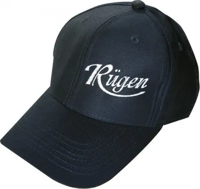 Produktbild von Baseballcap mit Einstickung - RÜGEN - 68876 schwarz