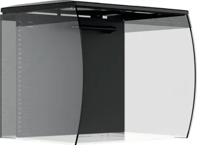 Produktbild von Aquarium Fluval Flex 2.0 57 l inkl. LED-Beleuchtung, Filter, Schaumstoffunterlage ohne Unterschrank ca. 41,5 x 40 x 39cm