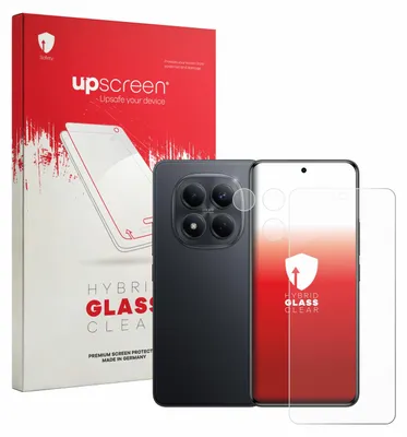 Produktbild von upscreen Schutzglas für Xiaomi Redmi Note 15 Pro 4G (Display+Kamera) Schutzfolie Panzer Folie Glas Display Schutz klar