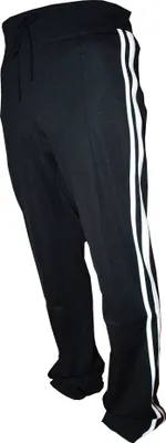 Produktbild von Trainingshose Street-Survival-Slacks Schwarz mit weißen Seitenstreifen, Polyester-Baumwoll-Mix