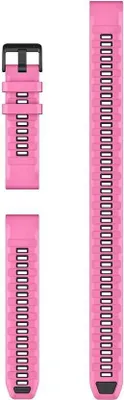 Image de Bracelet en silicone Garmin Quickfit de 22 mm, couleur rose. Une seule taille