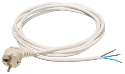 Immagine prodotto di as-Schwabe Cavo di collegamento in PVC 3m Spina angolare Schuko 230V 16A nero IP20
