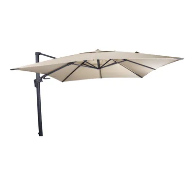 Produktbild von Lesli Living Ampelschirm "Virgo Flex" Ecru 3x3m