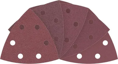 Produktbild von PRO F460 Schleifblatt Set, 93 x 93 mm; G60; G80; G120; G180; G240, 10-tlg.