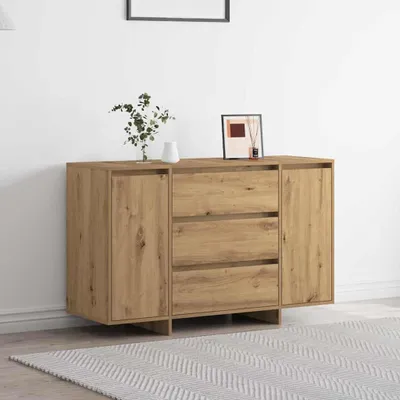 Image de vidaXL Sideboard Chêne Artisan 120 x 41 x 75 cm Bois composite