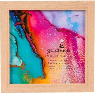 Obrázek produktu pro Rámeček na fotografie Goldbuch „Colour up your life“, 15 x 15 cm, přírodní