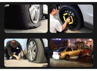 Productafbeelding van Reparatieset Banden 23-in-1 – Tubeless Reparatiekit Hoogwaardige Staal | 23 Delen Kunststof Etui | Auto Motor ATV