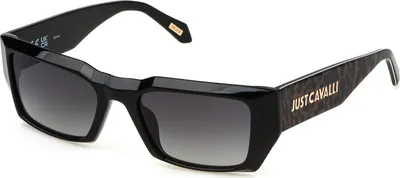 Immagine prodotto di Occhiali da sole unisex Just Cavalli SJC090 0700, colore nero lucido, montatura 55/20, aste 140