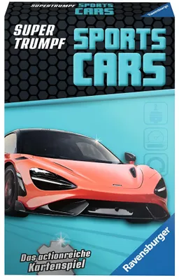Produktbild von Ravensburger Supertrumpf Sports-Cars, Kartenspiel, Sammelkartenspiel, 7 Jahr(e)