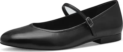 Produktbild von Tamaris Damen Ballerina Mary Jane Riemen Schnalle 1-22122-42, Größe:36 EU, Farbe:Schwarz