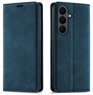 Obrázok produktu pre Kožené puzdro s magnetickým zapínaním pre telefón Samsung S26 FE + ochranné sklo 9H