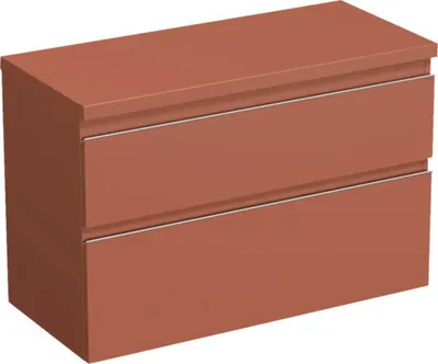 Obrázek produktu pro Koupelnová skříňka pod umyvadlo Jungborn TRENTA cotto matná 96,7 x 64,6 x 44,5 cm