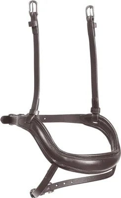 Productafbeelding van Velociti - Neusriemen met vergrendelriem, leer, model ER1072 (volledig), bruin