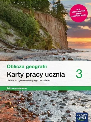 Zdjęcie produktu dla Oblicza geografii 3. Karty pracy dla liceum i technikum. Zakres podstawowy