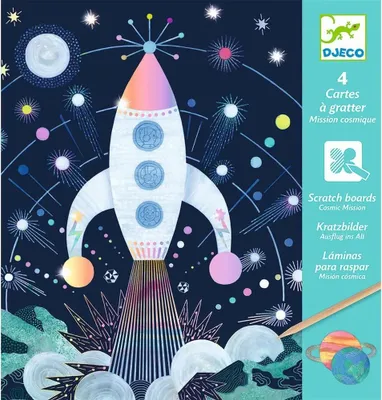 Produktbild von Kreatives Schabespiel Cosmos von Djeco