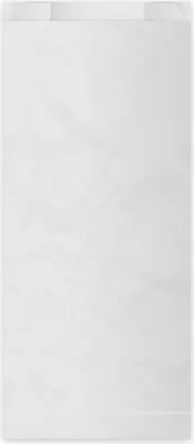 Produktbild von Weiße Papier-Frühstückstüte 2,5 kg 15+7 x 35 cm 100 Stück.