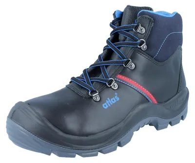 Produktbild von ATLAS Anatomic Bau 500 Herren Stiefel S3 schwarz Glattleder - Größe: 42