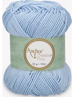 Zdjęcie produktu dla Anchor Creativa Fino – włóczka bawełniana do szydełkowania (color 00173)