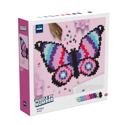Produktbild von Plus-Plus Puzzle nach Zahlen Motyl 800el 3915 06948