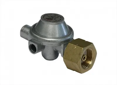 Produktbild von Druckregler 2,5 bar 8 Kg/h für Unkrautbrenner, 3-16 bar Eingangsdruck, 3/8 Zoll Linksanschluss