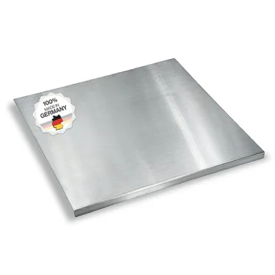 Produktbild von Arbeitsplatte aus Edelstahl 500x500x20mm