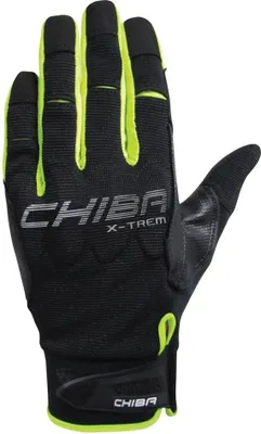 Produktbild von CHIBA Via Ferrata Absolut - Radhandschuhe XXL schwarz/neongelb, Touchfinger, ...