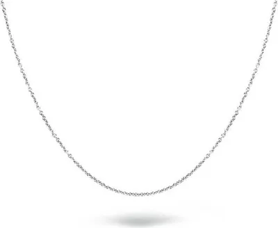 Produktbild von Verlängerungskette fein - 8cm - 585 Weißgold
