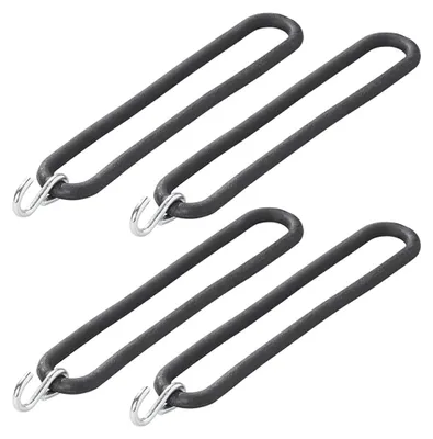 Productafbeelding van Rubberen afsluitdop van 200 mm met S-haak, 4 stuks per blisterverpakking