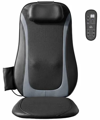 Obrázek produktu pro Masážní přístroj na záda Shiatsu s funkcí ohřevu a 3 úrovněmi vibrací sedadla