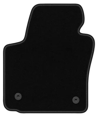 Image de Tapis conducteur en moquette noir pour Seat Leon II 2005-2012 berline compacte