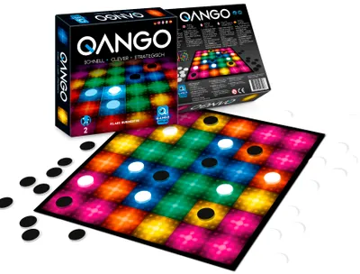 Produktbild von HOT Exclusive strategisches Brettspiel Qango für 2 Spieler - spannendes Spiel