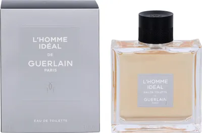 Produktbild von Guerlain L'homme Idéal, Männer, 100 ml, Nicht nachfüllbare Flasche, Zitrus, Orangenblüte, Rosmarin, Mandel, Tonka-Bohne, Zedernholz, Vetiver