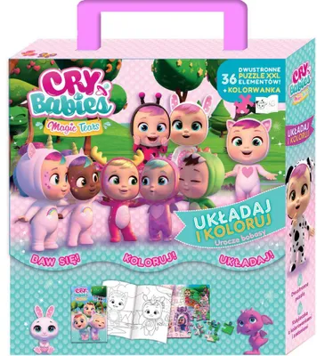 Produktbild von Cry babies Układaj i koloruj cz1 23219