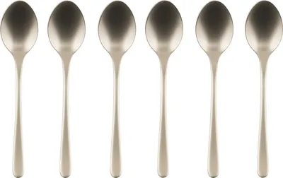Produktbild von Sambonet Set 6 Mokkalöffel Edelst./PVD Champag. 52653PA7