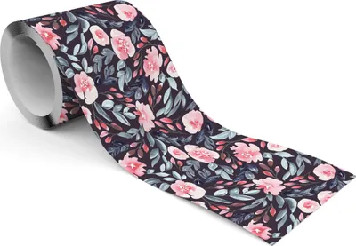 Produktbild von Muralo Selbstklebende Bordüre Tapetenbordüre BLUMEN Blätter Pflanzen Natur Aquarell