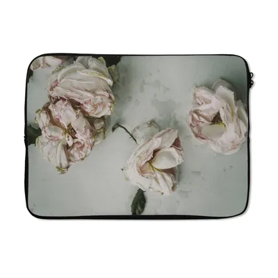 Produktbild von MuchoWow® Laptop Hülle 13 Zoll Rosen - Blumen - Getrocknete Blumen Laptoptasche - Laptophülle - Sleeve - Rundumschutz