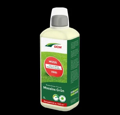 Produktbild von Cuxin DCM Rasendünger Mooslos Grün 1 L