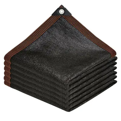 Produktbild von 2x3m Schwarzes Schattiernetz mit Ösen,90%UV-Schutz,verstärktes dichtes Sonnenschutznetz für Balkon,Garten,Pflanzen,Schwimmbad,Hof,Terrasse&Gewächshaus